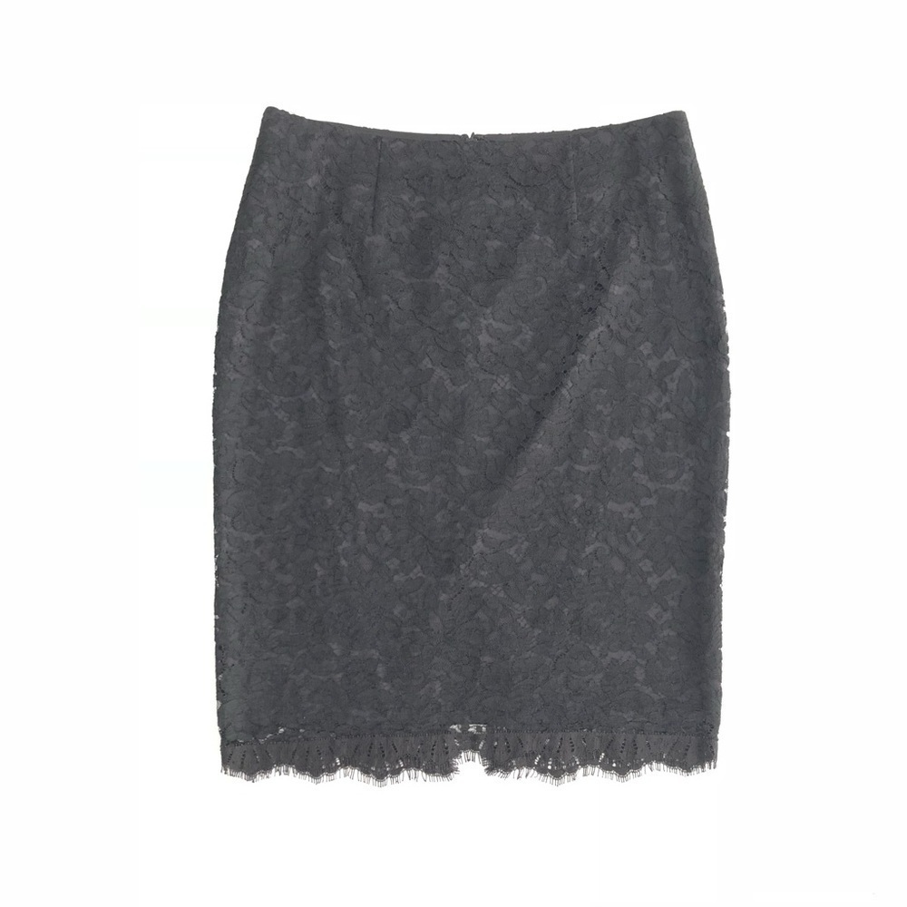 Rebecca Taylor Lace Pencil Skirt Career Lined EUC